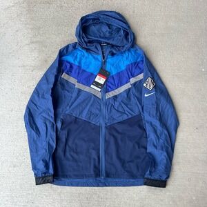 nwt Nike Wild Run Jacket Windrunner Lightweight Reflective Men's Sz L d8